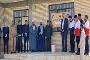 بازدید مسئولین شهرستان از محل برپایی اردوی جهادی بسیجیان شبکه دامپزشکی سرایان